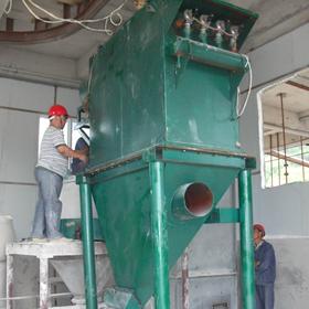 山東青島蔡經(jīng)理定購(gòu)的膩?zhàn)臃?、外墻涂料車間除塵器已發(fā)貨